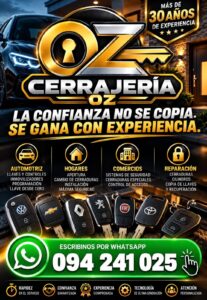 Cerrajeria Movil Canelones Joanico Progreso La Paz Las Piedras